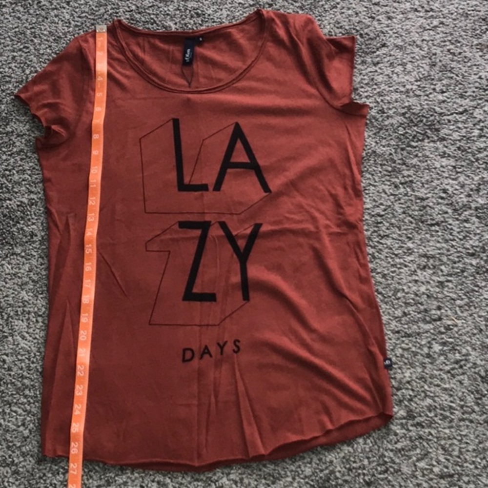 2 NWT LAZY DAYS T-SHIRTS SIZE SMALL OLIVER Z39-35 - Picture 7 of 7